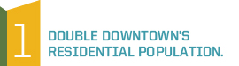 Double Downtown's Residential Population