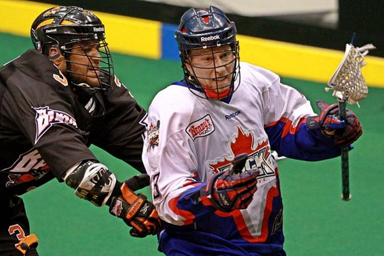 Garrett Billings and the Toronto Rock will face the Rochester Knighthawks in the East Division Finals on Saturday night. (Photo Credit: Larry Palumbo)