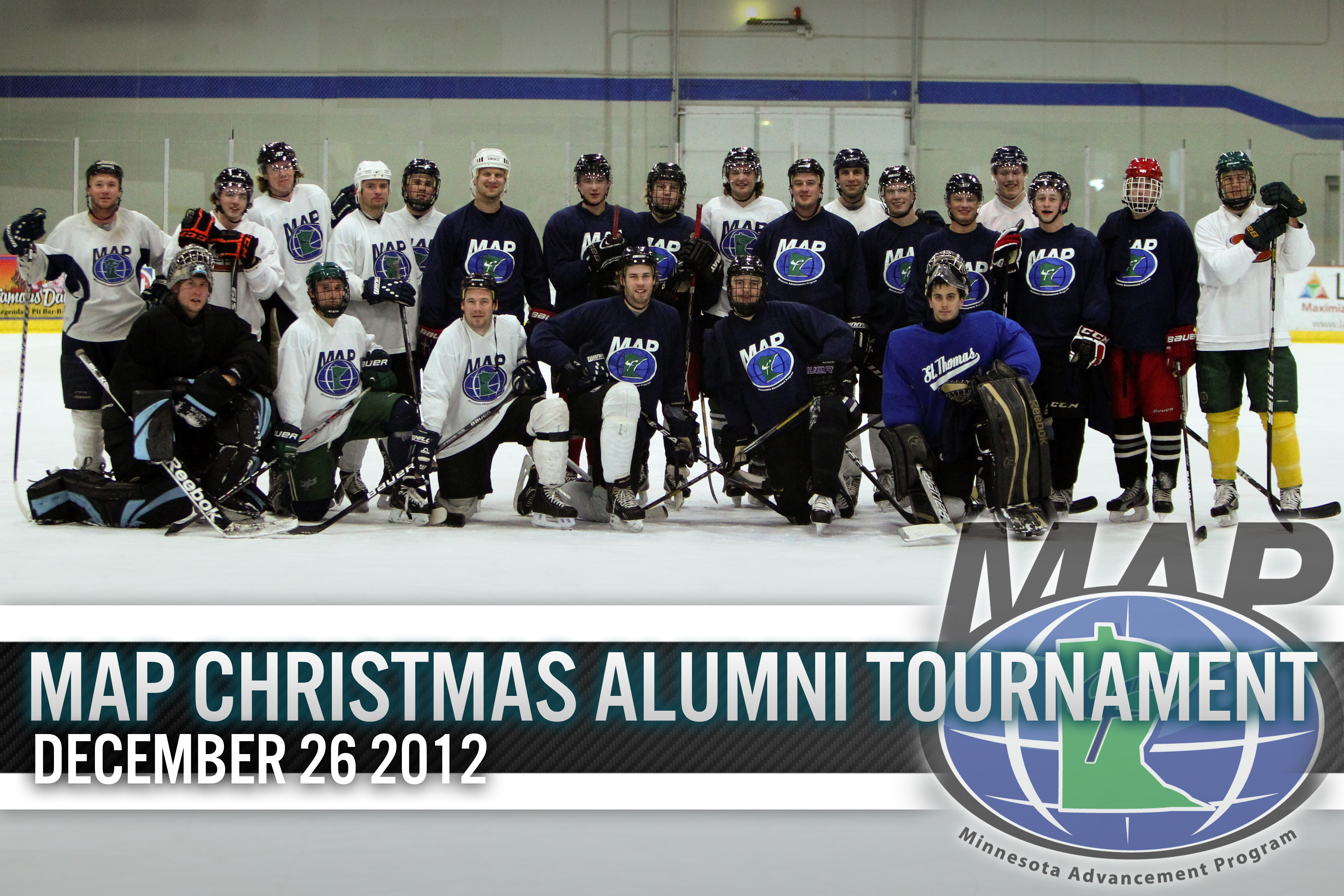 MAP MSR hockey alumni Christmas