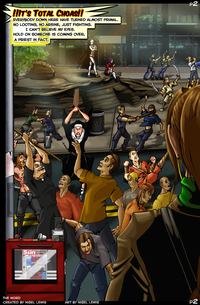 The Word, the word web comic, comic books, comic book publisher, canadian publishing company, nigel lewis, jackal comics