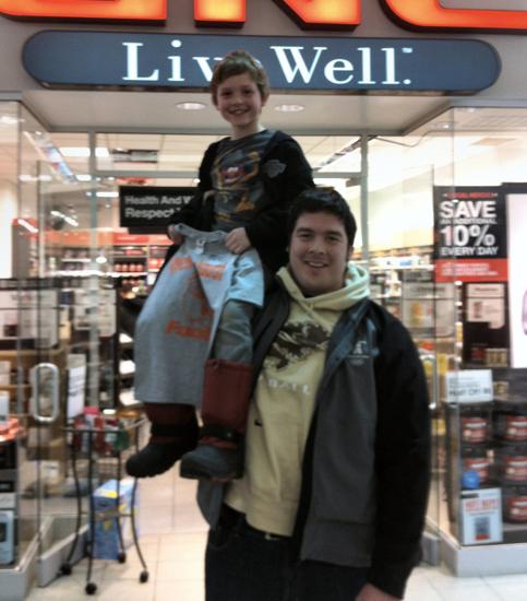 Landon Rice with Christopher Fontaine...  