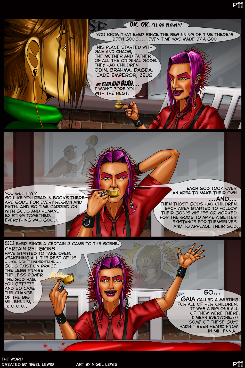 The Word, the word web comic, comic books, comic book publisher, canadian publishing company, nigel lewis, jackal comics