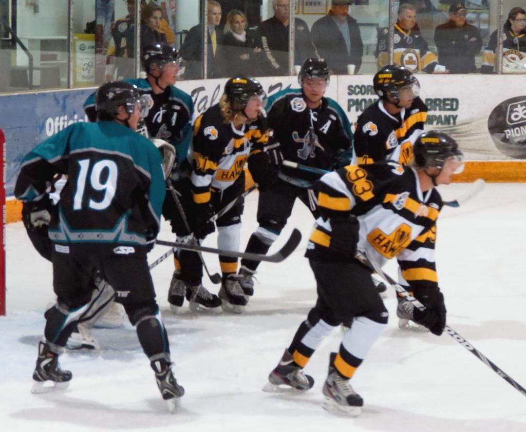 Homer Opener Sept 21st vs La Ronge Ice Wolves Photos Nipawin Hawks (SJHL)