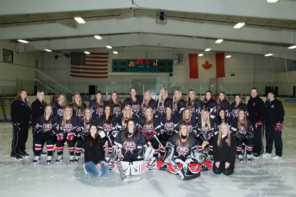 20132014 NORTHERN LAKES LIGHTNING GIRLS HIGH SCHOOL HOCKEY