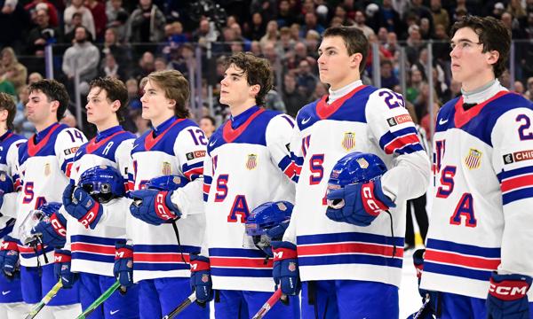 U.S. Downs Switzerland, 2-1, In World Juniors Prelims