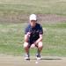 Wes Foley lines up a putt
