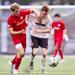 Ballard FC and Snohomish United playing during the 2025 USL League Two Western Conference Semifinal.