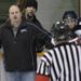 Hockey Coach Argues Call