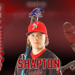 Ty Shapton Commits to Colby CC. Player headshot with background batting action shot
