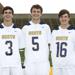 Christopher Buell (3), Jackson Durham (5) and Colby Kneese (16)