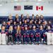 team photo of Liberty women's D2 players and coaches for 2023-24 season