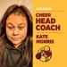 Image: head shot of Kate Morris. Graphic: Welcome Cheer Head Coach Kate Morris