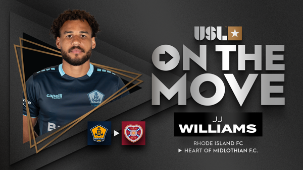 Rhode Island FC announces transfer of JJ Williams to Scottish Premiership’s Heart of Midlothian featured image