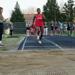 Sami Christensen competing in long jump