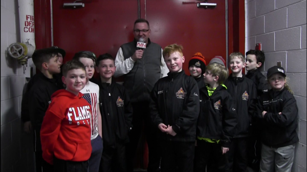 Manchester Flames Hockey Squirt Minor 1 team vs Keene