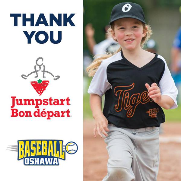 JumpStart grant to help 2021 Baseball Oshawa season