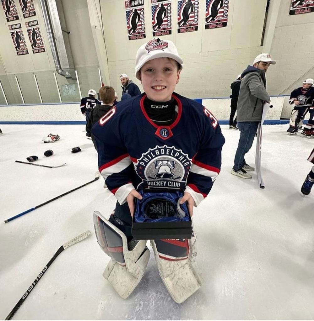 Maxx Golden was named the 10U Minor Great American Goalie for the tournament. 
