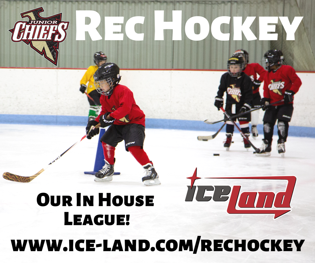 Recreational Hockey Junior Chiefs In House League