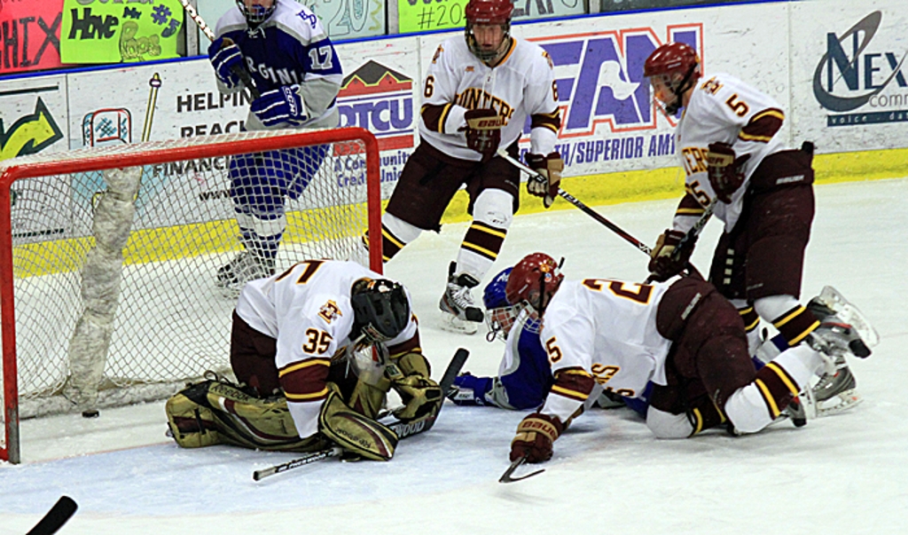 Duluth Denfeld vs. Virginia/Mountain IronBuhl Photos MN Boys' Hockey Hub High School Boys