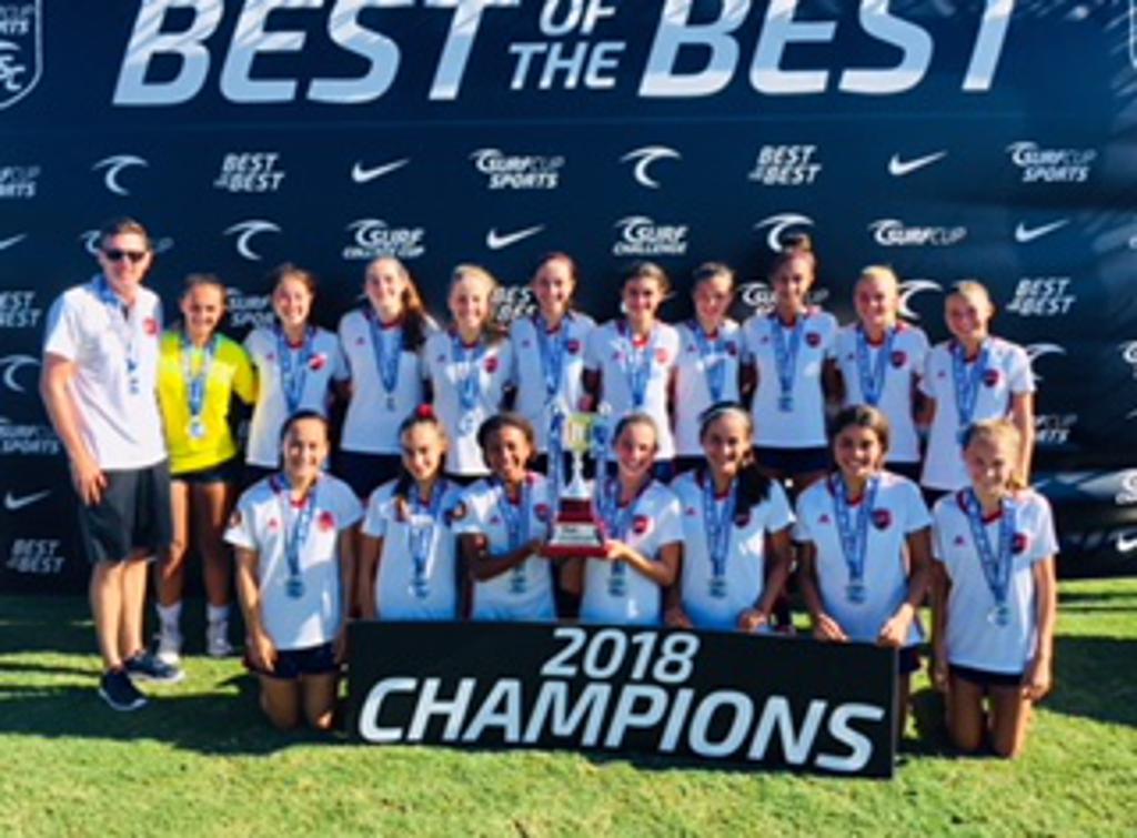 Two LA Breakers teams win Surf Cup Championships!