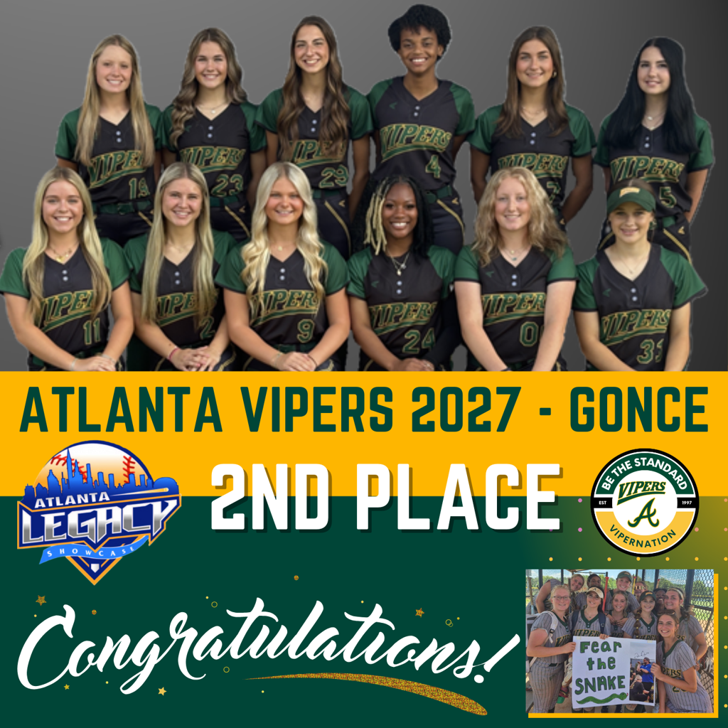Atlanta Vipers Gonce - Atlanta Legacy Showcase 2025 - 2nd 16U