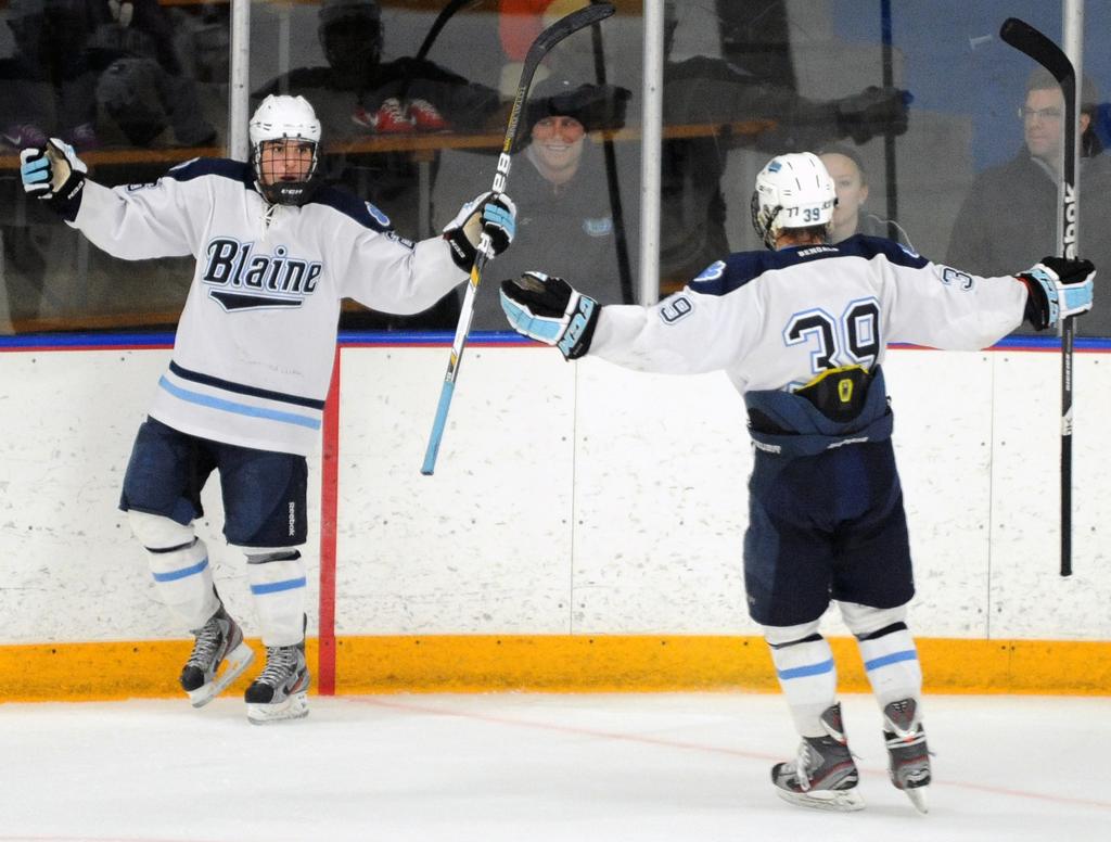 Centennial vs. Blaine Photos MN Boys' Hockey Hub High School Boys