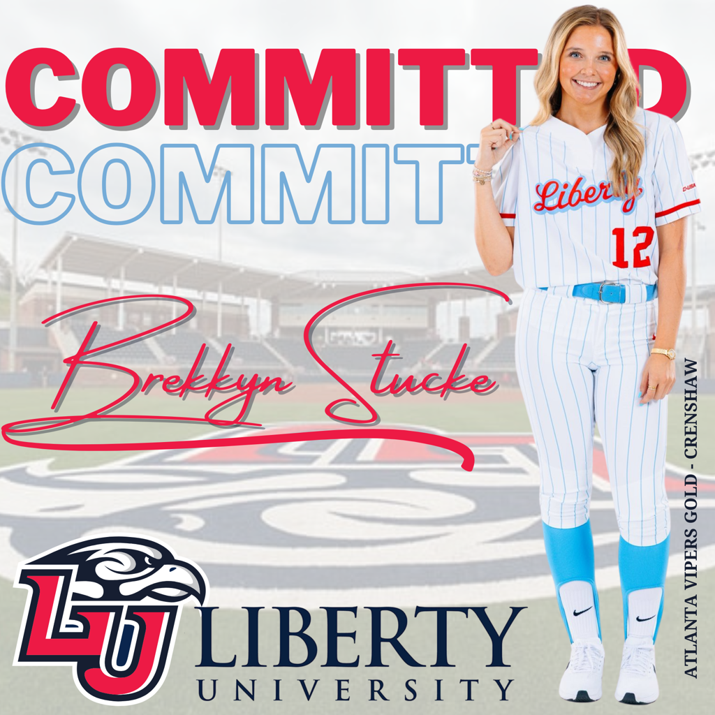 Brekkyn Stucke Commitment Liberty University - Atlanta Vipers Fastpitch Crenshaw