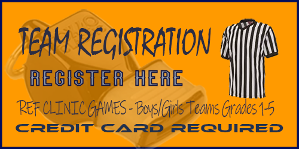 REF Clinic Game TEAM REGISTRATION