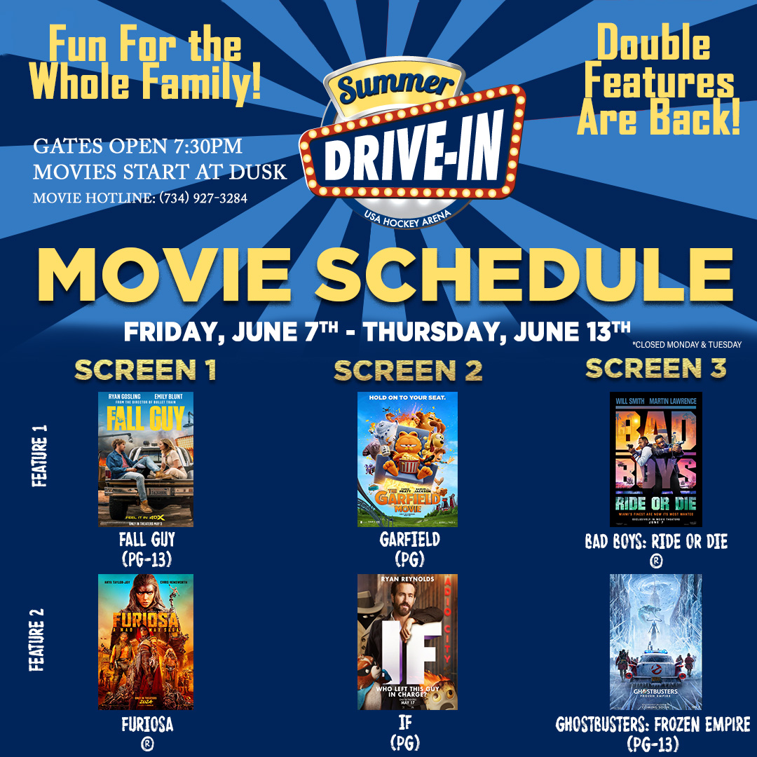 USA Hockey Arena Summer Drive-in Movies