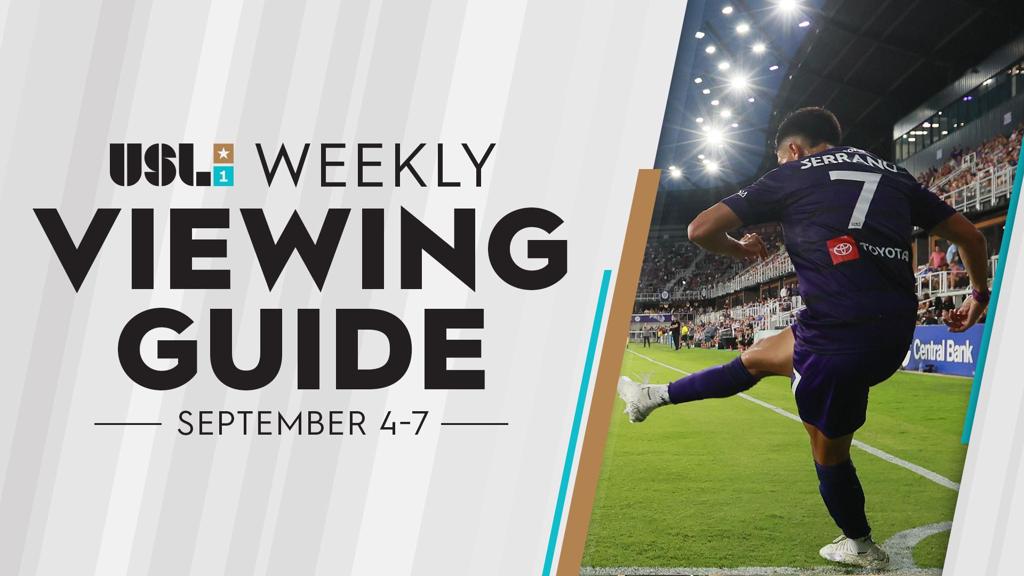 Where to watch the USL Championship and USL League One this week