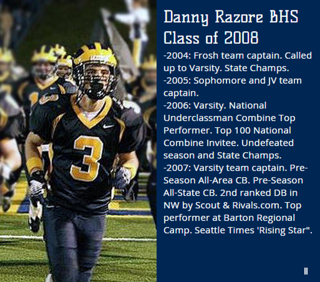 Danny Razore | Photos | Wolverine Jr. Football