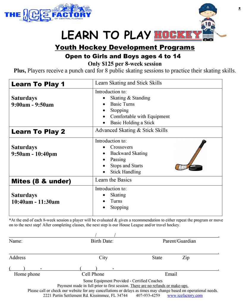 3 Goals Hockey Development Program