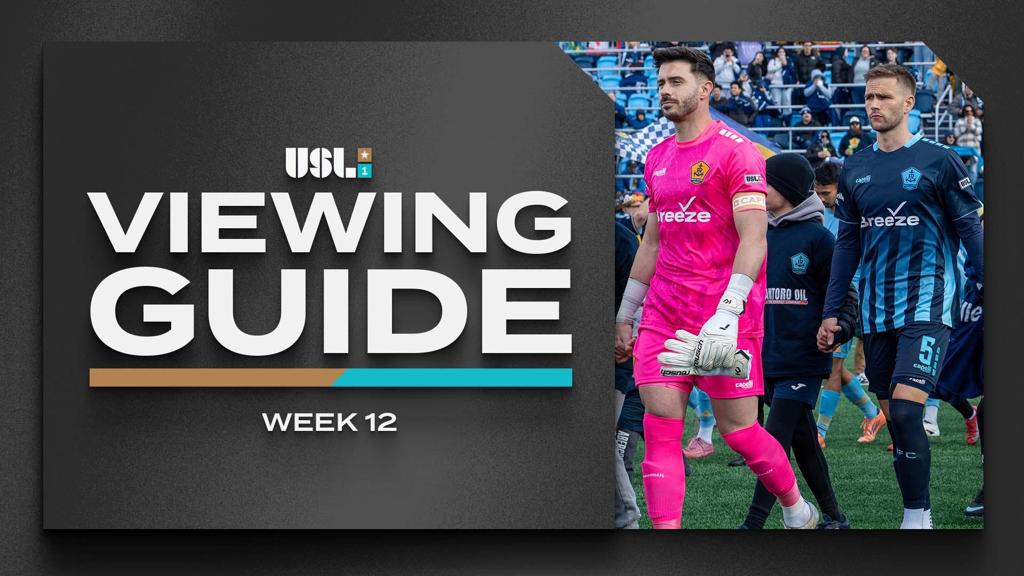 How to watch the USL Championship and USL League One in Week 12 | USL ...