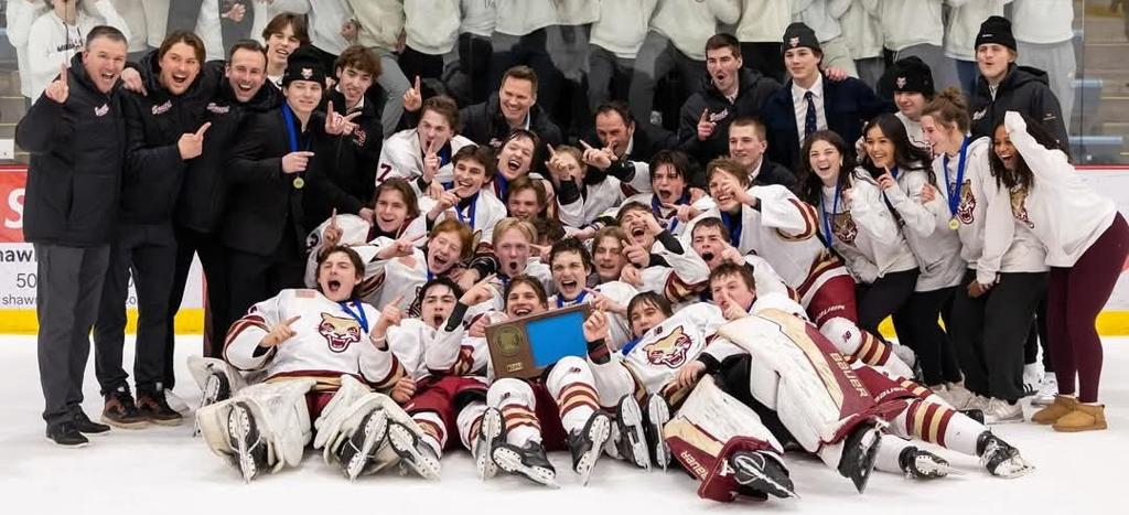 Lakeville South Boys Varsity Hockey Section Champions 2025