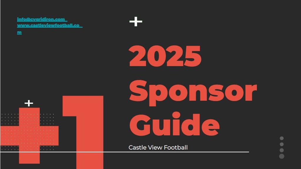 Click on the PDF link below to view our 2025 Sponsor Guide