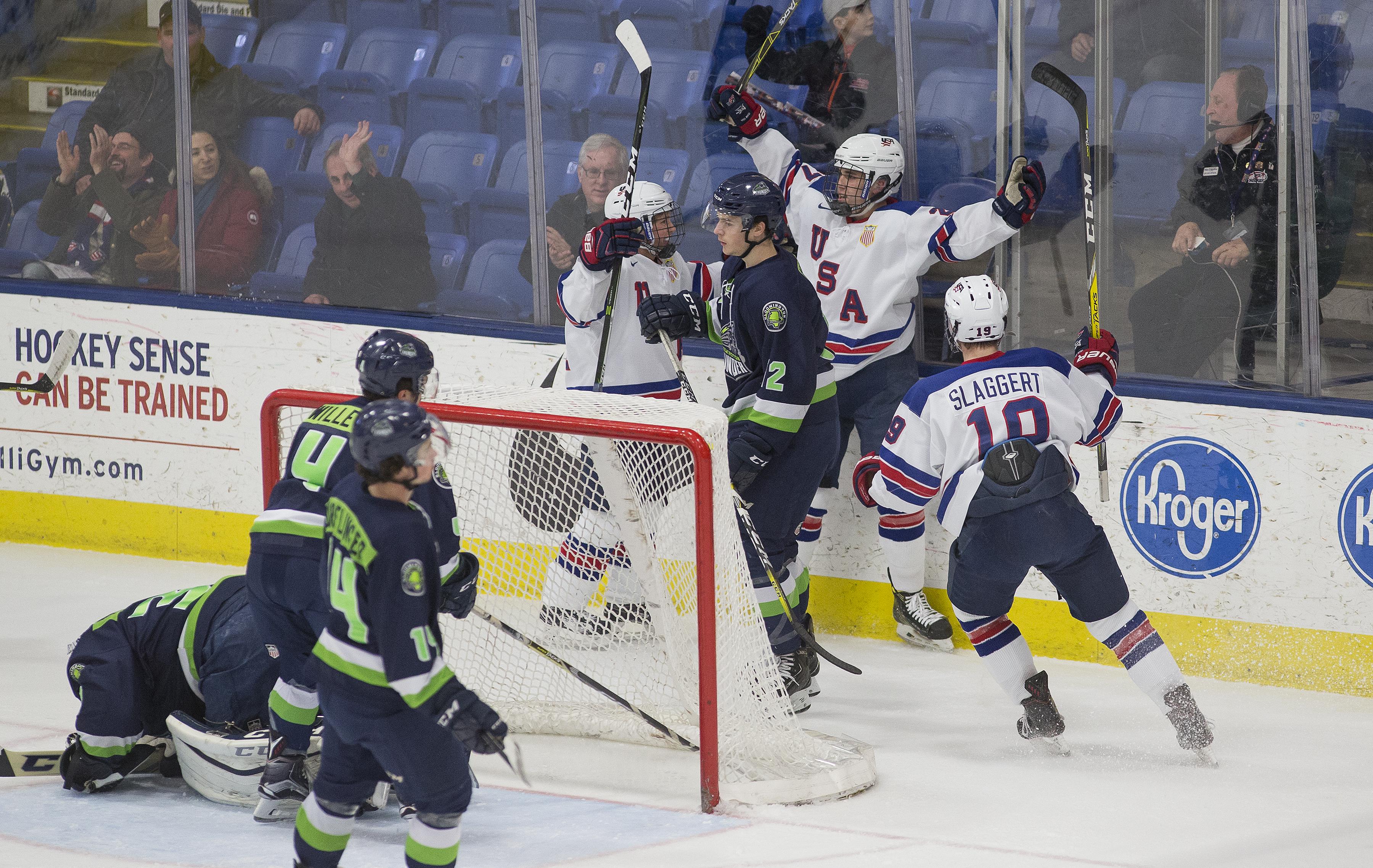 USA Hockey National Team Development Program Bloomington Thunder Ice Hockey Game