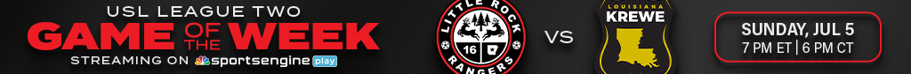 Game of the Week on USL League Two Watch Page
