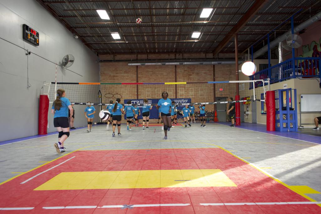 BLUE & PURPLE VOLLEYBALL CLINICS