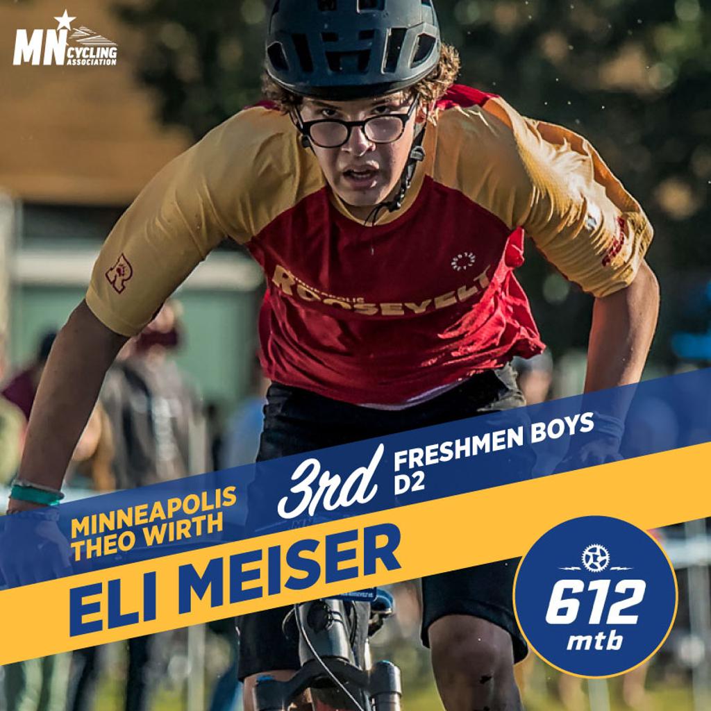 Graphic: Minneapolis Theo Wirth, 1st Freshman Boys D2, Eli Meiser