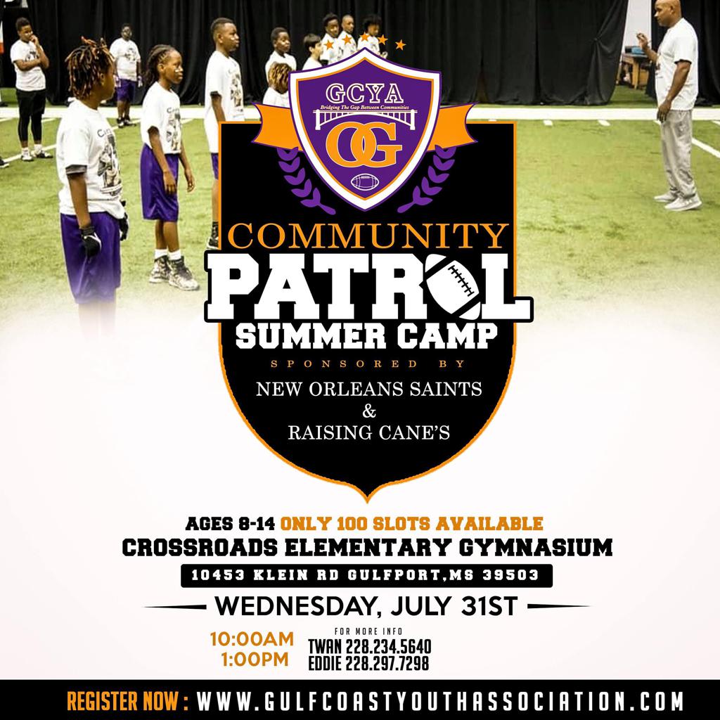 2019 GCYA COMMUNITY PATROL SUMMER CAMP Gulf Coast Youth