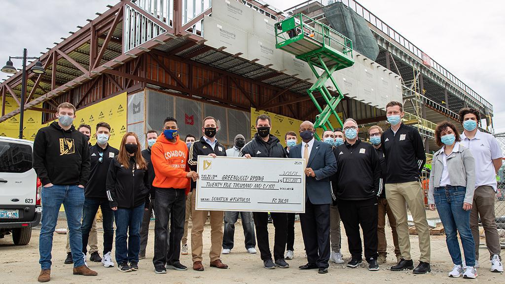 FC Tulsa Makes $25,000 Donation to Greenwood Rising