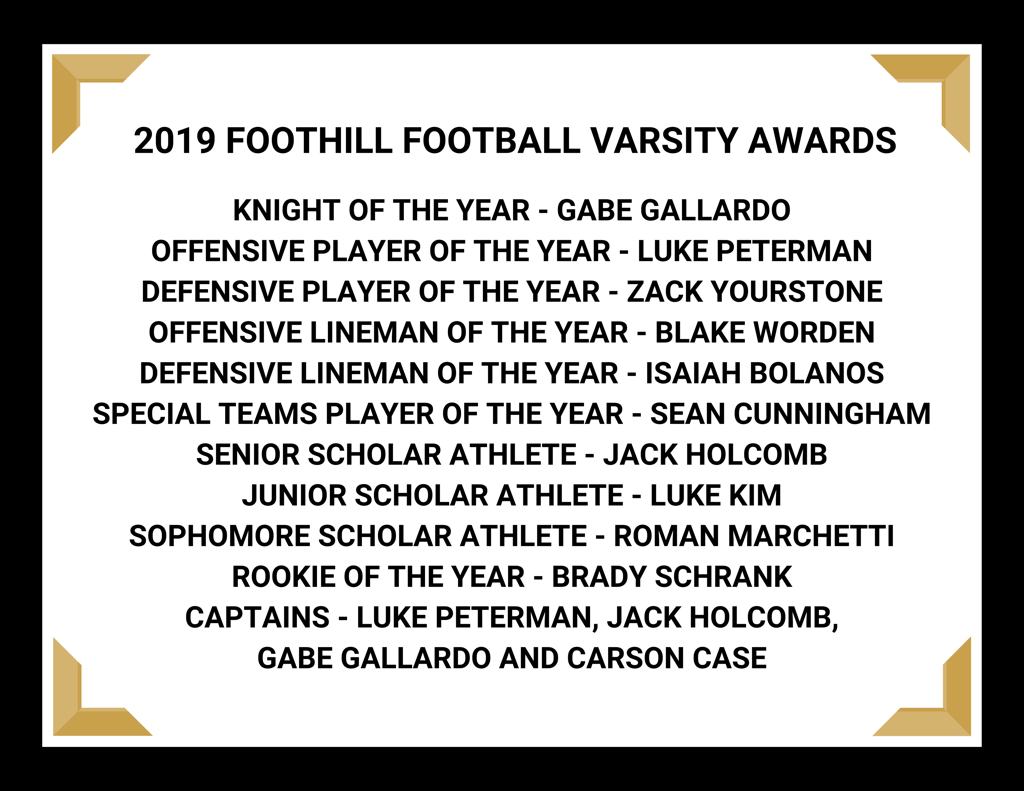Foothill High School Football