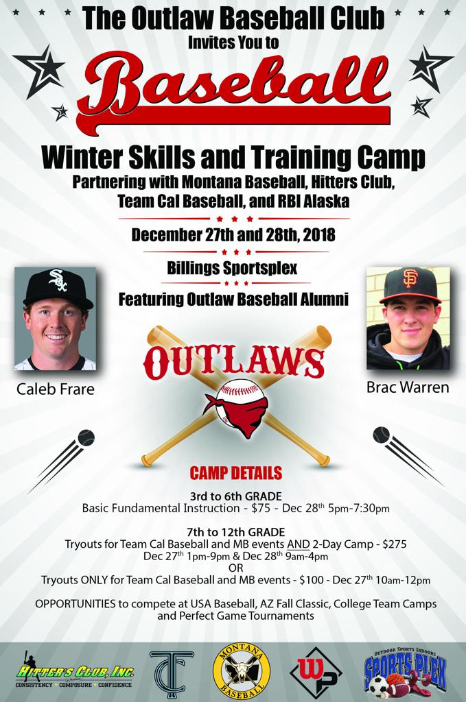 2018 Winter Skills and Training Camp Montana Baseball