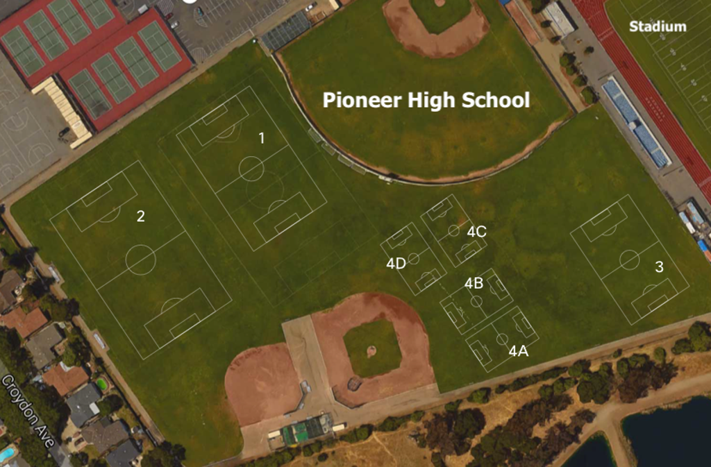 Practice Schedule & Location Field Maps
