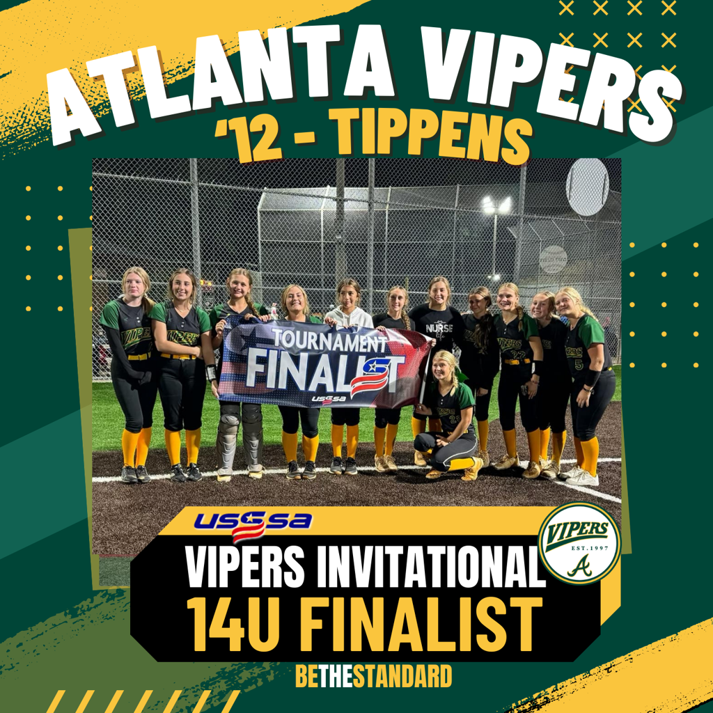 Atlanta Vipers 14U Tippens USSSA Viper Invitational Runner Up