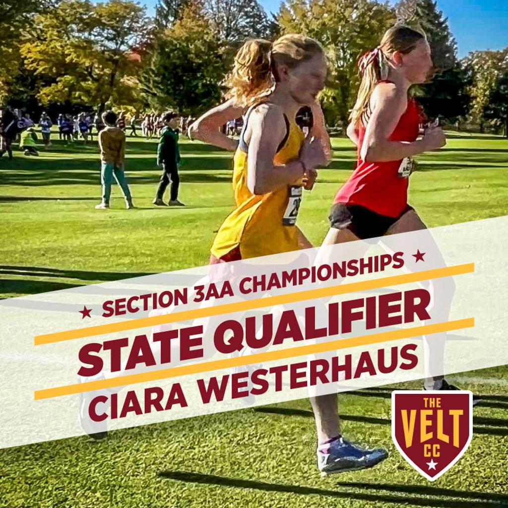 Graphic: Section 3AA Championships State Qualifer Ciara Westerhaus