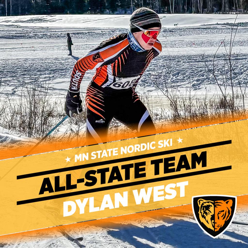 Graphic: MN State Nordic Ski All-State Team Dylan West