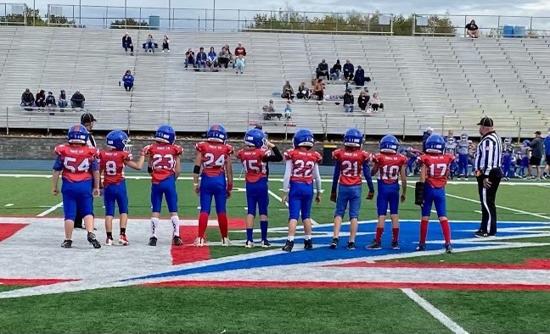 Lake Youth Football athletes