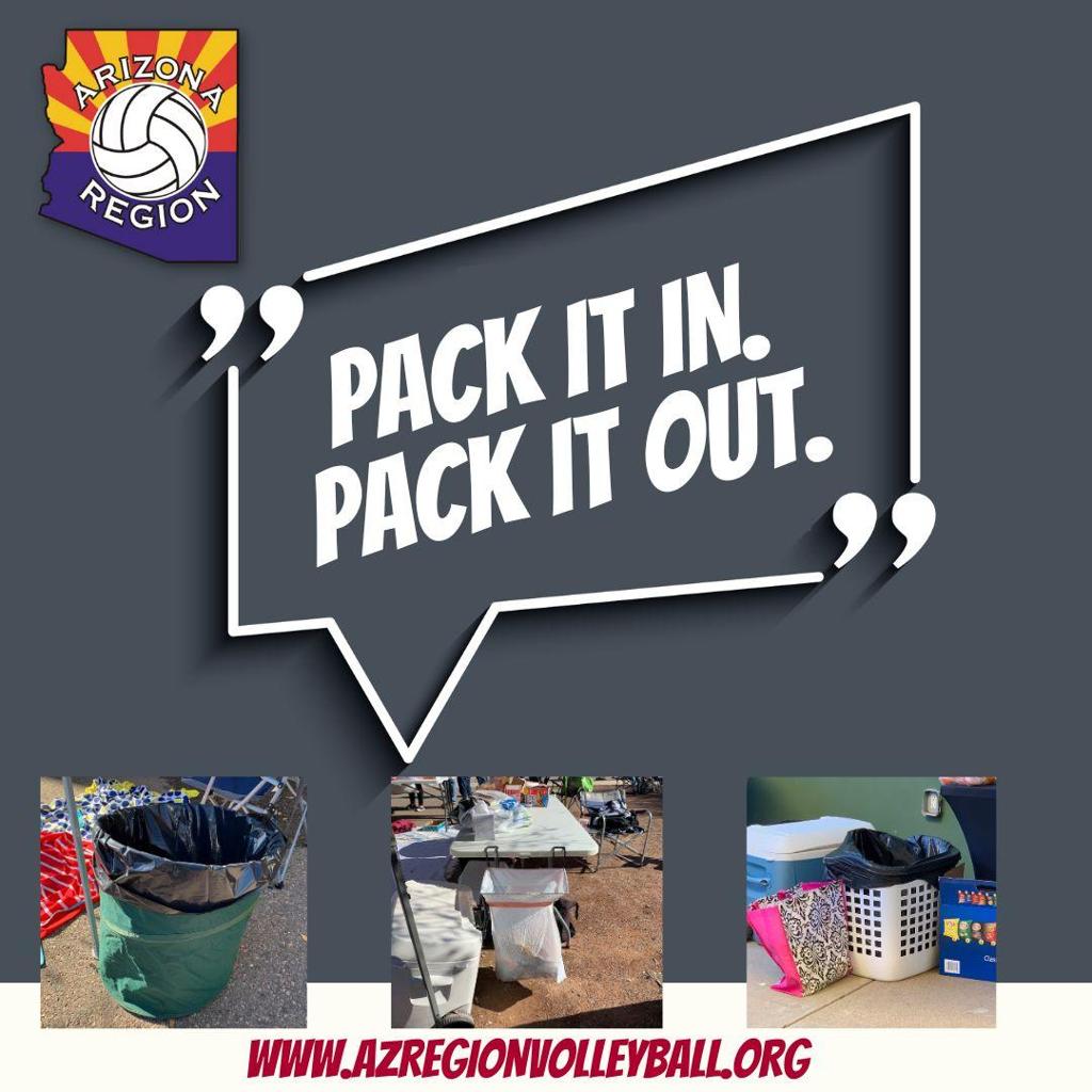 Pack it in - Pack it out Graphic