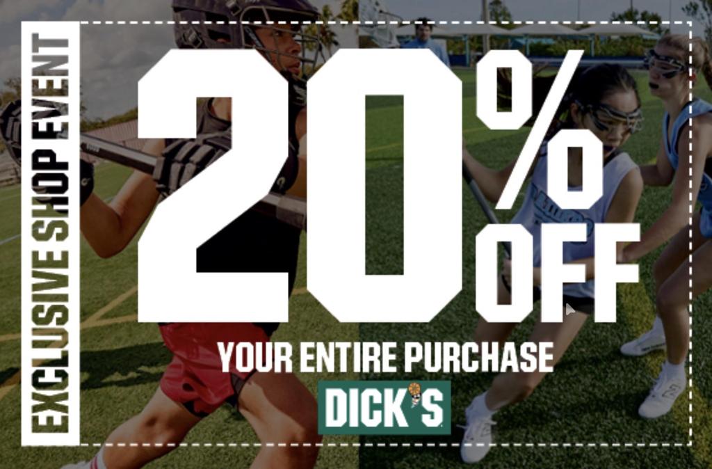 Take 20% off your Entire Purchase at the Springfield store February 27th – March 2nd        